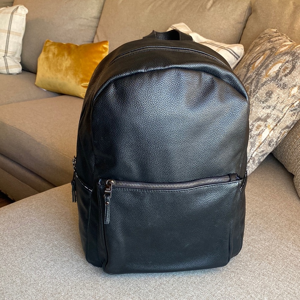 Black Pebble Steve Madden Backpack